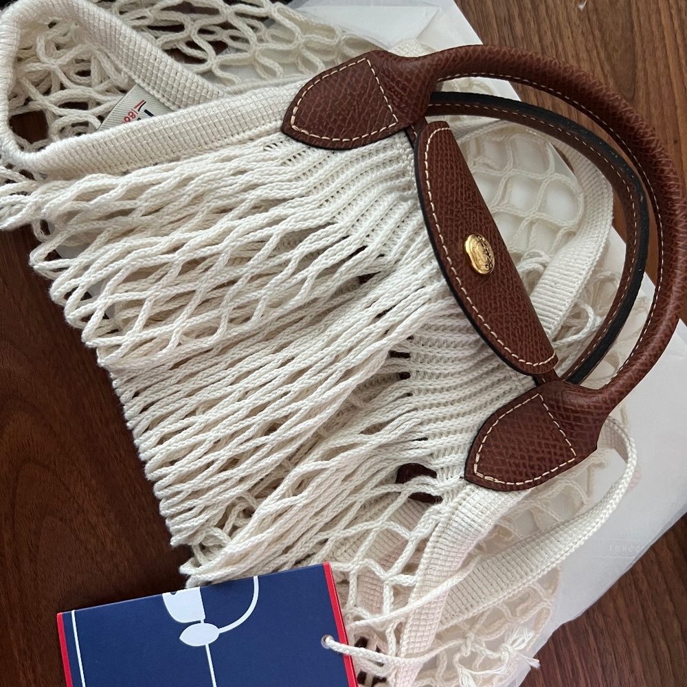 Longchamp Le Pliage Filet Knit Bag